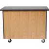 Instructor Mobile Science Cabinet with Chem-Res Top (48" x 28")