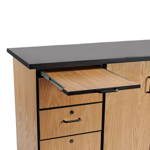 Instructor Mobile Science Cabinet with Chem-Res Top (48" x 28")