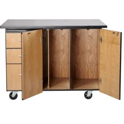 Instructor Mobile Science Cabinet with Chem-Res Top (48
