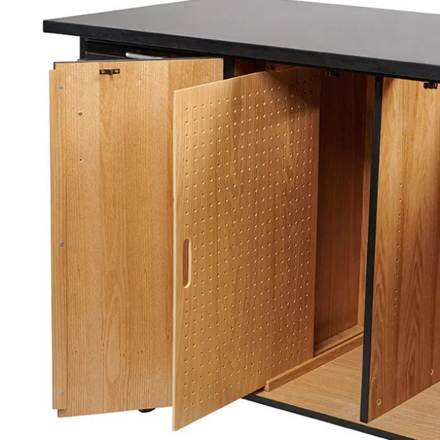Instructor Mobile Science Cabinet with Chem-Res Top (48" x 28")