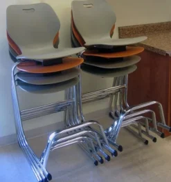 Intellect Wave Cantilever Stack Stool