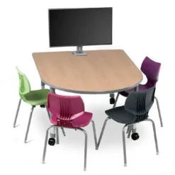 Interchange Medium Round End Multimedia Table