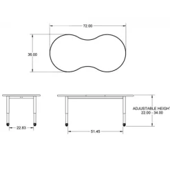 Interchange Peanut Table