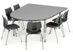 Interchange Round End Multimedia Tables