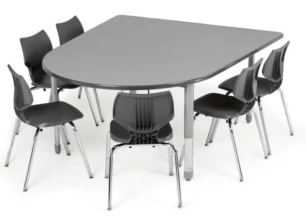 Interchange Round End Multimedia Tables