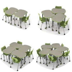 Interchange Sequence Collaborative Student Desk