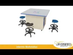 Intermix Storage Cabinet Mobile Workstations