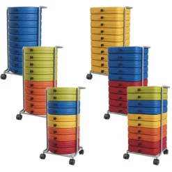 Isle Cushion Carts with 10 Isle Floor Cushions