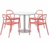 Ivy Round Table and Dali Stack Chair Package