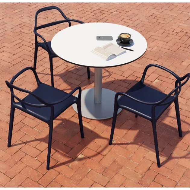 Ivy Round Table and Dali Stack Chair Package