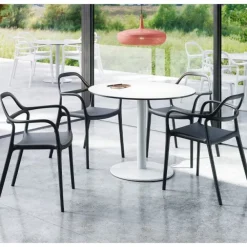 Ivy Round Table and Dali Stack Chair Package