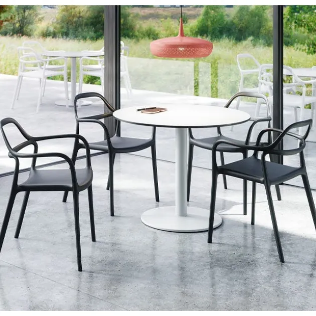 Ivy Round Table and Dali Stack Chair Package