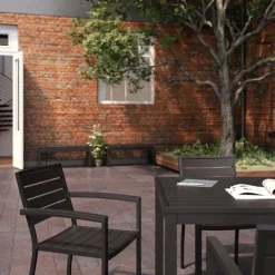 Ivy Series Rectangle Outdoor Table - 35'' W x 55'' D