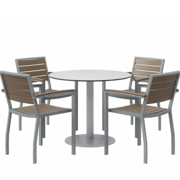 Ivy Series Round Outdoor Table & Chair Sets
