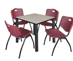 Kee Base Cafe Table and M Stacker 4700 Chairs