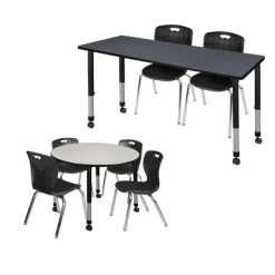Kee Mobile Classroom Table & Andy Stack Chair Package