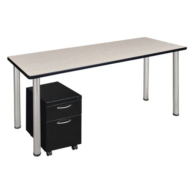 Kee Single Mobile Pedestal Desk by Regency