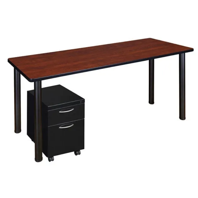 Kee Single Mobile Pedestal Desk by Regency