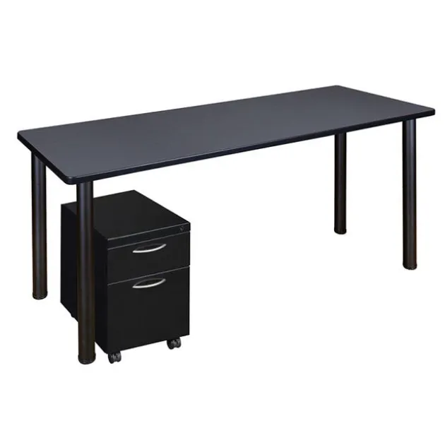 Kee Single Mobile Pedestal Desk by Regency