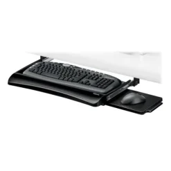 Keyboard Tray with Wrist Rest and Mouse Tray