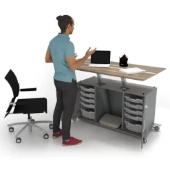 Klesko Sit-to-Stand Teacher Desks