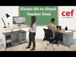 Klesko Sit-to-Stand Teacher Desks