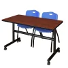Kobe Flip Top Training Table & M Stacker 4700 Chairs