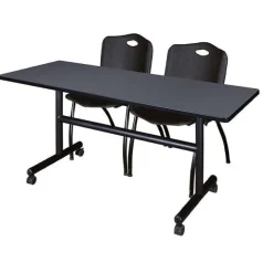 Kobe Flip Top Training Table & M Stacker 4700 Chairs