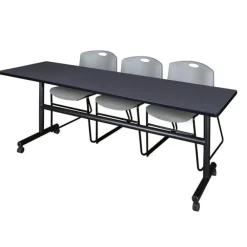 Kobe Flip Top Training Table & Zeng Chairs