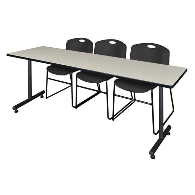Kobe Training Table & Zeng Stack Chairs