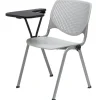 Kool Series Plastic Stack Chair with Tablet by KFI