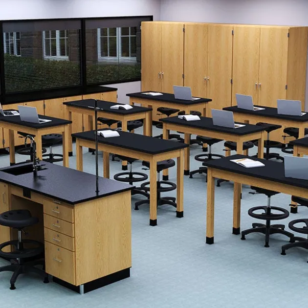 Laminate Top, Hardwood Science Table (30'' D X 60'' W)