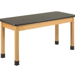 Laminate Top, Hardwood Science Table (30'' D X 48'' W)