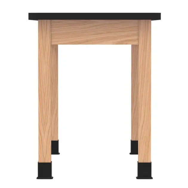 Laminate Top Hardwood Science Table with Book Compartments (21'' D X 48'' W)