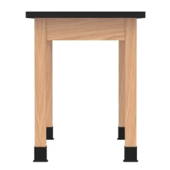 Laminate Top Hardwood Science Table with Book Compartments (24'' D X 72'' W)