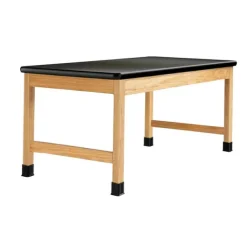 Laminate Top, Hardwood Science Table (42'' D X 48'' W)