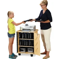 Laptop and Tablet Storage Cart