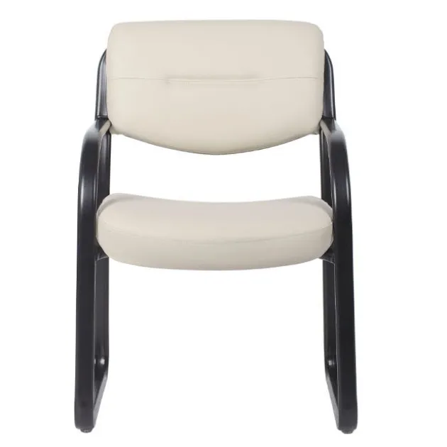 Leather Sled Base Guest Chair