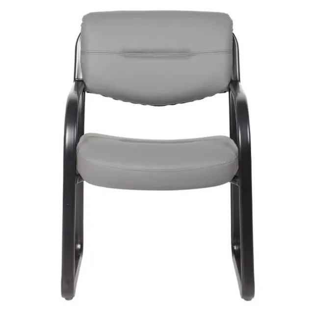 Leather Sled Base Guest Chair
