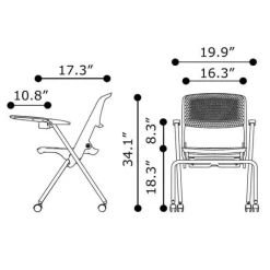 4-Leg Nesting Chair