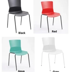 4 Leg Plastic Stack Chair