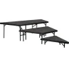 3 Level Portable Carpeted Stage Pie Set by NPS