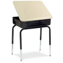 Lift Lid Desk w/ Solid Plastic Top