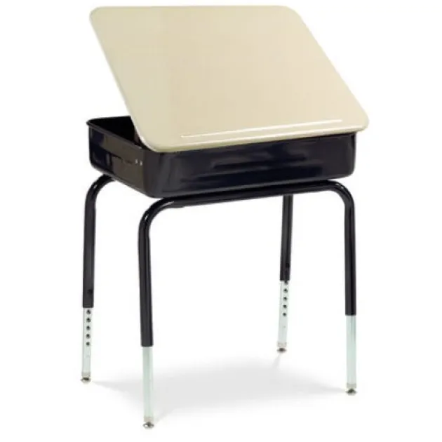 Lift Lid Desk w/ Solid Plastic Top