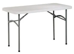Lightweight Plastic Resin Folding Table (24'' X 48'')