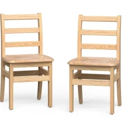 Little Scholars Kids Wooden Chair (Set of 2)