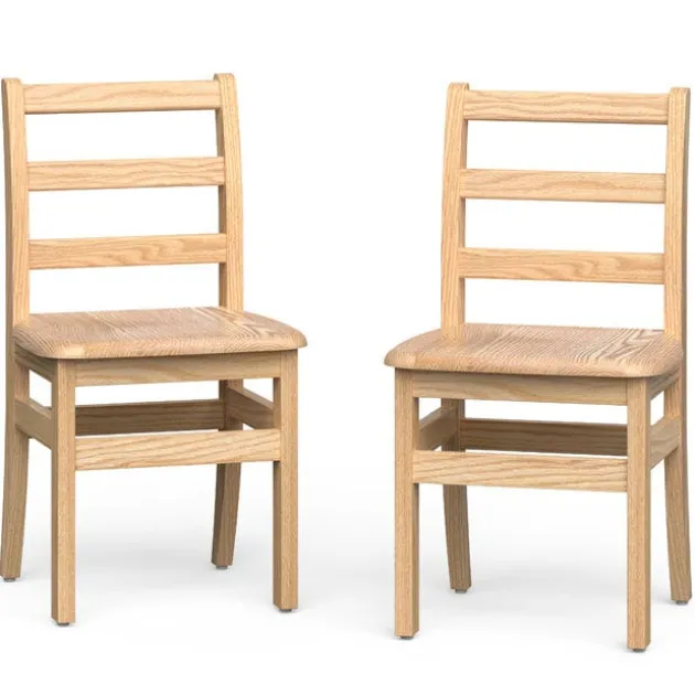 Little Scholars Kids Wooden Chair (Set of 2)