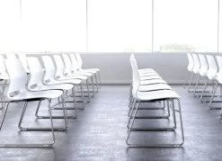 Lola Sled Base Plastic Stack Chair