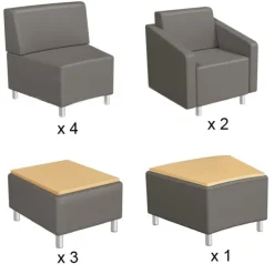 Lounge A Modular Soft Seating Package