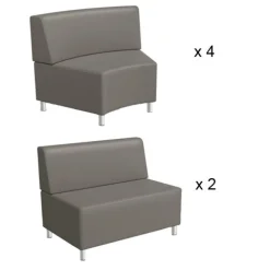 Lounge M Modular Soft Seating Package